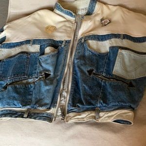 Vintage NO THE JEANS REVOLT by Claude Attias. One of a kind